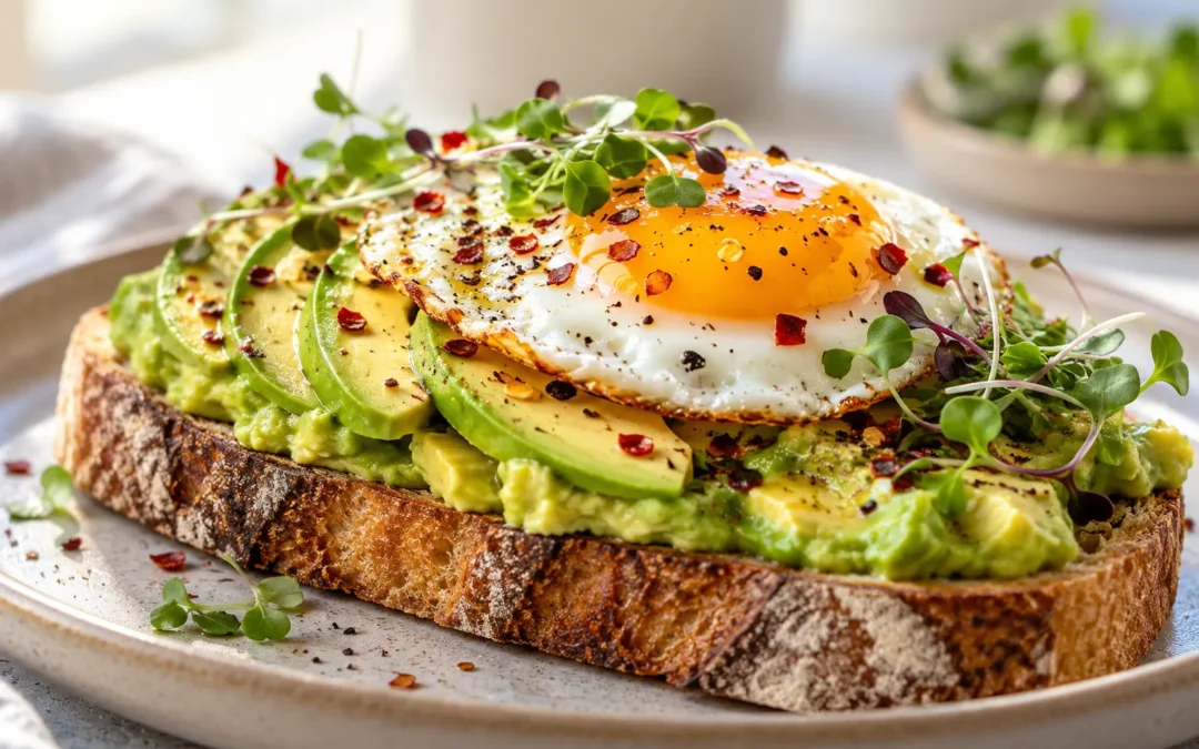 Avocado Egg Toast (Easy 10-Minute Recipe)