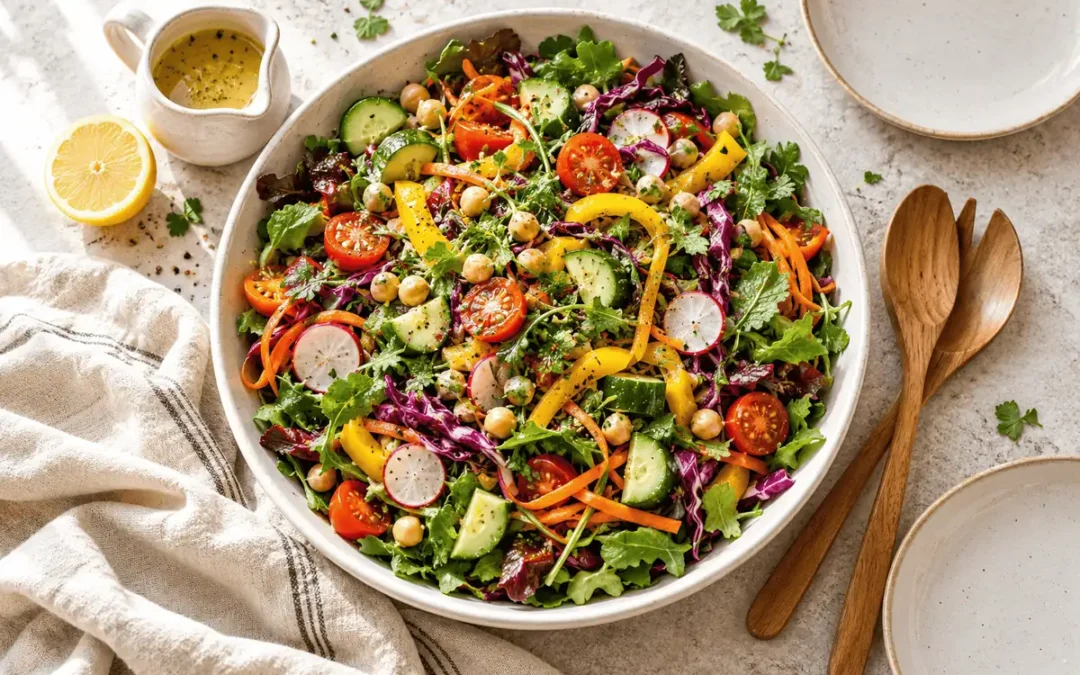 Everyday Rainbow Salad (Easy 15-Minute Recipe)